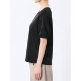 綿スムス クルーネック パフギャザーTシャツ | TAKA-Q WOMEN | 詳細画像31