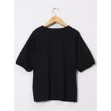 綿スムス クルーネック パフギャザーTシャツ | TAKA-Q WOMEN | 詳細画像36
