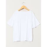 綿スムス クルーネック ラッフルスリープ Tシャツ | TAKA-Q WOMEN | 詳細画像12