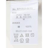 綿スムス クルーネック ラッフルスリープ Tシャツ | TAKA-Q WOMEN | 詳細画像25