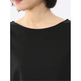 綿スムス クルーネック ラッフルスリープ Tシャツ | TAKA-Q WOMEN | 詳細画像33