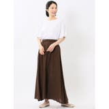綿スムス クルーネック ラッフルスリープ Tシャツ | TAKA-Q WOMEN | 詳細画像5
