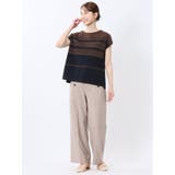 ランダムボーダー フレンチスリーブ プルオーバー | TAKA-Q WOMEN | 詳細画像17