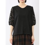 接触冷感 クルーネック オパール袖 プルオーバー | TAKA-Q WOMEN | 詳細画像6 