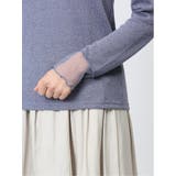 ラメシアー切替 長袖プルオーバー | TAKA-Q WOMEN | 詳細画像10 
