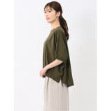 異素材切替 クルーネック ドルマンプルオーバー | TAKA-Q WOMEN | 詳細画像14