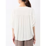異素材切替 クルーネック ドルマンプルオーバー | TAKA-Q WOMEN | 詳細画像8
