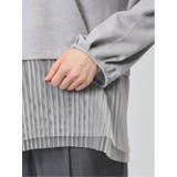 裾プリーツ クルーネック 長袖プルオーバー | TAKA-Q WOMEN | 詳細画像24 