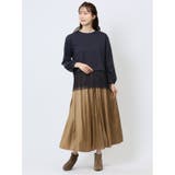 裾プリーツ クルーネック 長袖プルオーバー | TAKA-Q WOMEN | 詳細画像44 