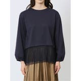 裾プリーツ クルーネック 長袖プルオーバー | TAKA-Q WOMEN | 詳細画像45 