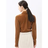 イノウェーブ/INNOWAVE シアーベロア 長袖シャツ | TAKA-Q WOMEN | 詳細画像12 