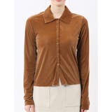 イノウェーブ/INNOWAVE シアーベロア 長袖シャツ | TAKA-Q WOMEN | 詳細画像15 