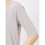 イノウェーブ/INNOWAVE マイクロチュール 半袖Tシャツ | TAKA-Q WOMEN | 詳細画像10