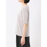 イノウェーブ/INNOWAVE マイクロチュール 半袖Tシャツ | TAKA-Q WOMEN | 詳細画像7