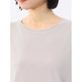 イノウェーブ/INNOWAVE マイクロチュール 半袖Tシャツ | TAKA-Q WOMEN | 詳細画像9