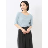 73サックス | イノウェーブ/INNOWAVE マイクロチュール 半袖Tシャツ | TAKA-Q WOMEN