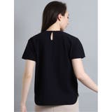 ストレッチカルゼ セットアップ Vネック半袖プルオーバー | TAKA-Q WOMEN | 詳細画像11