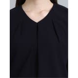 ストレッチカルゼ セットアップ Vネック半袖プルオーバー | TAKA-Q WOMEN | 詳細画像13