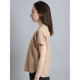 ストレッチカルゼ セットアップ Vネック半袖プルオーバー | TAKA-Q WOMEN | 詳細画像3