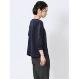 カットジョーゼット 7分袖 クループルオーバー | TAKA-Q WOMEN | 詳細画像14 