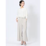 カットジョーゼット 7分袖 クループルオーバー | TAKA-Q WOMEN | 詳細画像5 