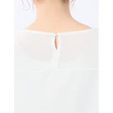 カットジョーゼット 切替 半袖プルオーバー | TAKA-Q WOMEN | 詳細画像11