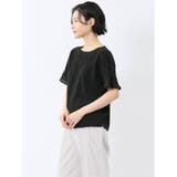 カットジョーゼット 切替 半袖プルオーバー | TAKA-Q WOMEN | 詳細画像15