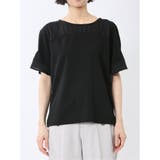 カットジョーゼット 切替 半袖プルオーバー | TAKA-Q WOMEN | 詳細画像19