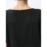 カットジョーゼット 切替 半袖プルオーバー | TAKA-Q WOMEN | 詳細画像23
