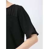 カットジョーゼット 切替 半袖プルオーバー | TAKA-Q WOMEN | 詳細画像24
