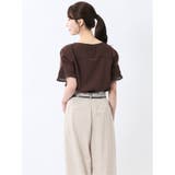 カットジョーゼット 切替 半袖プルオーバー | TAKA-Q WOMEN | 詳細画像27