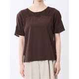カットジョーゼット 切替 半袖プルオーバー | TAKA-Q WOMEN | 詳細画像30