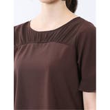 カットジョーゼット 切替 半袖プルオーバー | TAKA-Q WOMEN | 詳細画像33