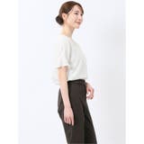 カットジョーゼット 切替 半袖プルオーバー | TAKA-Q WOMEN | 詳細画像4