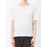 カットジョーゼット 切替 半袖プルオーバー | TAKA-Q WOMEN | 詳細画像6