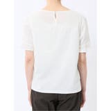 カットジョーゼット 切替 半袖プルオーバー | TAKA-Q WOMEN | 詳細画像8