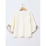 カットジョーゼット 配色 7分袖プルオーバー | TAKA-Q WOMEN | 詳細画像12