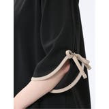 カットジョーゼット 配色 7分袖プルオーバー | TAKA-Q WOMEN | 詳細画像22