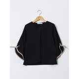カットジョーゼット 配色 7分袖プルオーバー | TAKA-Q WOMEN | 詳細画像23