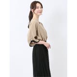 カットジョーゼット 配色 7分袖プルオーバー | TAKA-Q WOMEN | 詳細画像28