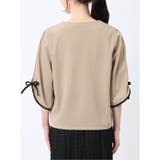 カットジョーゼット 配色 7分袖プルオーバー | TAKA-Q WOMEN | 詳細画像32