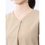 カットジョーゼット 配色 7分袖プルオーバー | TAKA-Q WOMEN | 詳細画像33