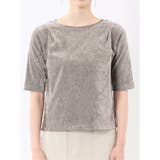 クラッシュベロア 半袖プルオーバー | TAKA-Q WOMEN | 詳細画像16 