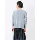 グロッシーツイル ギャザースリーブ プルオーバー | TAKA-Q WOMEN | 詳細画像16 