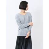 グロッシーツイル ギャザースリーブ プルオーバー | TAKA-Q WOMEN | 詳細画像17 