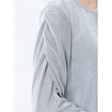 グロッシーツイル ギャザースリーブ プルオーバー | TAKA-Q WOMEN | 詳細画像24 