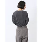 グロッシーツイル ギャザースリーブ プルオーバー | TAKA-Q WOMEN | 詳細画像29 