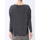 グロッシーツイル ギャザースリーブ プルオーバー | TAKA-Q WOMEN | 詳細画像34 