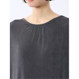 グロッシーツイル ギャザースリーブ プルオーバー | TAKA-Q WOMEN | 詳細画像35 