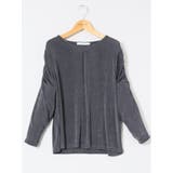 グロッシーツイル ギャザースリーブ プルオーバー | TAKA-Q WOMEN | 詳細画像38 